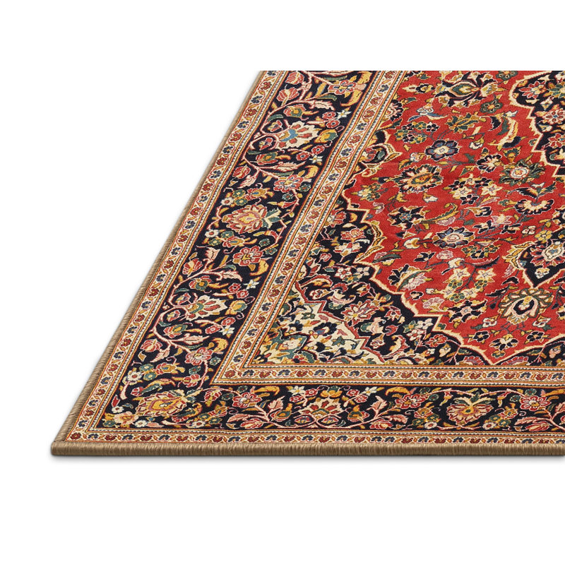 Tapis brun à motif oriental, Rectangle 2 pi x 3 pi