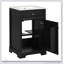 Meuble-lavabo moderne de 20 pouces avec lavabo, porte à fermeture douce, support de rangement et tablette réglable pour les espaces compacts-341037957