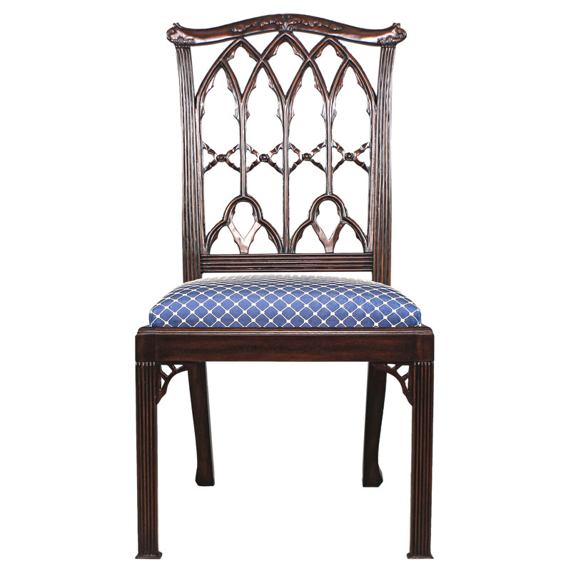 Westminster Abbey Gothic Revival Chippendale Side Chair