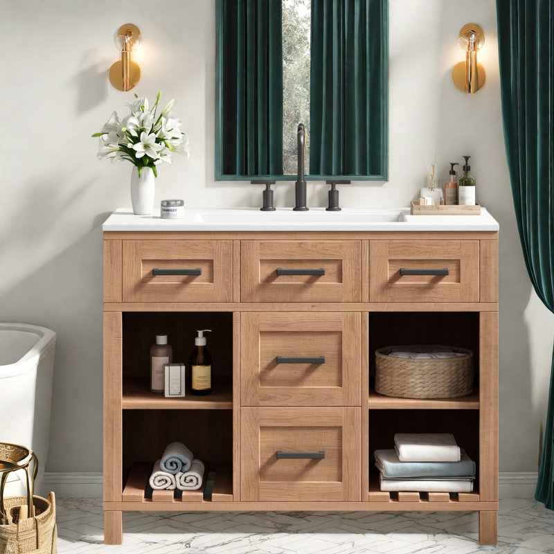 Freestanding Standard With Resin Top, 36