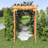 Wood Trellis For Plant Climbing