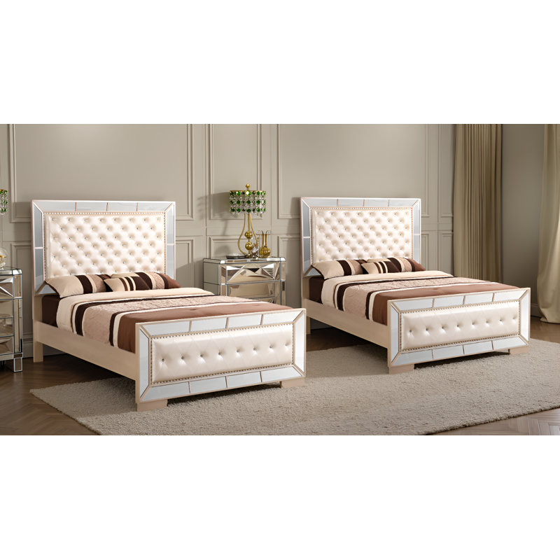 Ensemble de lit double Sydney Pearl, Double, Perle