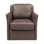 Fauteuil pivotant en cuir 28 po Draken