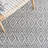 Vermont Hand Woven Wool/Cotton Geometric Rug in Black/Ivory-415593356