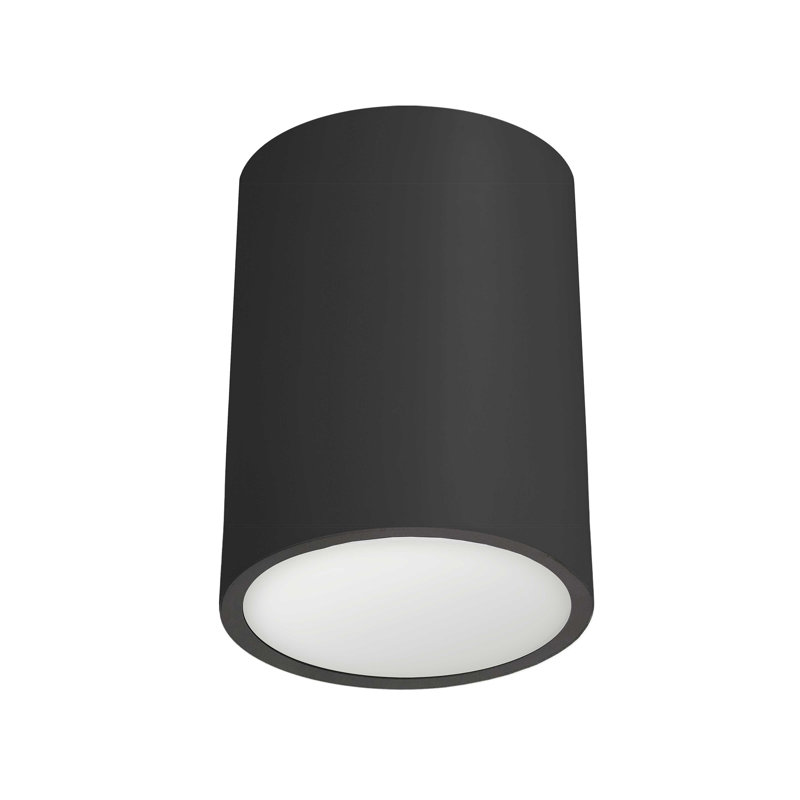 Greely Acrylic LED Flush Mount, Matte Black