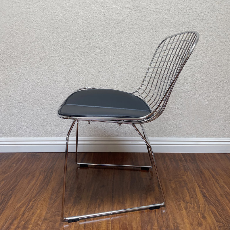 Merc 16.5'' H Side Chair, Black