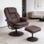 Fauteuil inclinable pivotant en cuir Scratch Cat