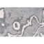 Abstract Area Rug in White-70373407