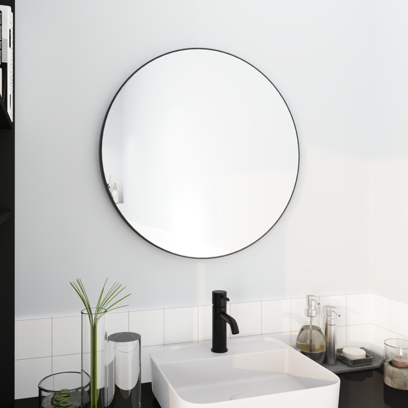 Grand miroir circulaire 24 po