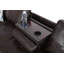 Canapé modulaire en similicuir 97 po avec repose-pieds Aamanah-87301211-87327953