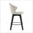 2PCS Chenille 25"Wing Back Swivel Bar Stools-1007985827