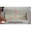 Table basse à plateau relevable de 35 po avec rangement à couvercle rabattable, table basse carrée à DEL avec port de chargement, table centrale en bois à 2 niveaux avec tablette de rangement ouverte pour le bureau à domicile-1961879319