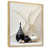 Toile naturelle avec cadre flottant