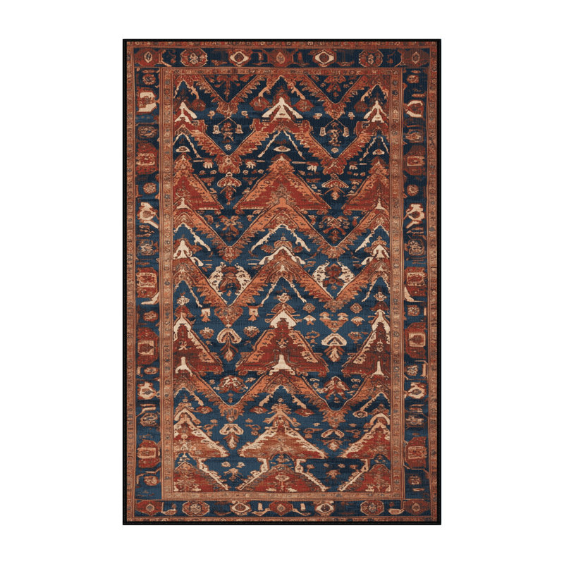 Tapis brun lavable à la machine