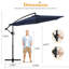 Parasol en porte-à-faux de 110 po-848315513