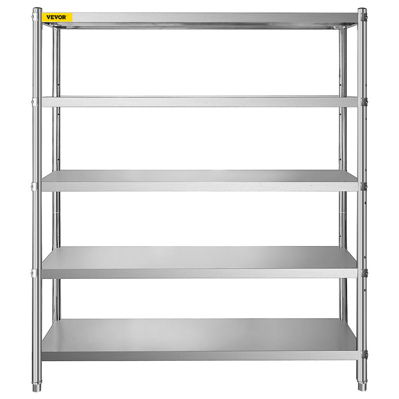 203 cm W Stainless Steel Shelving Unit