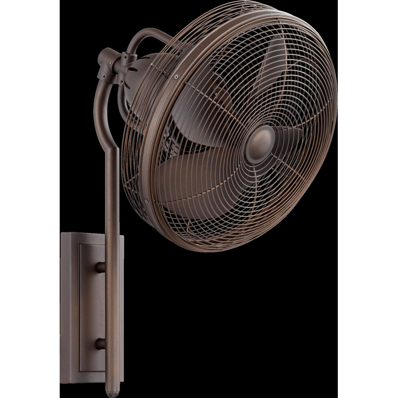 Ventilateur de patio oscillant 13 po Enlil, Bronze huilé, 16 po
