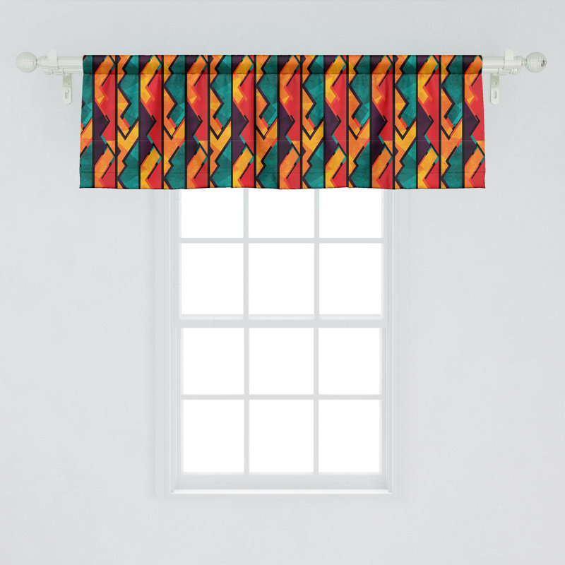 Ensemble de 2 cantonnières Ambesonne Grunge, L 54 po x L 18 po