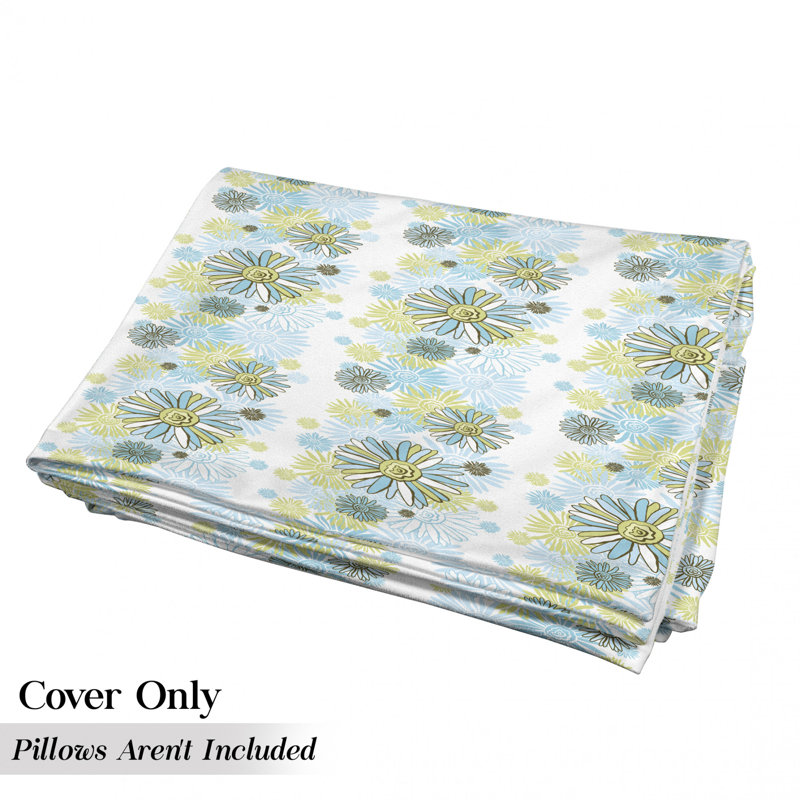 Housse de coussin d'extérieur Chamomiles, H 2 po x l 36 po x P 88 po