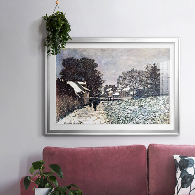 " Snow At Argenteuil " by Claude Monet