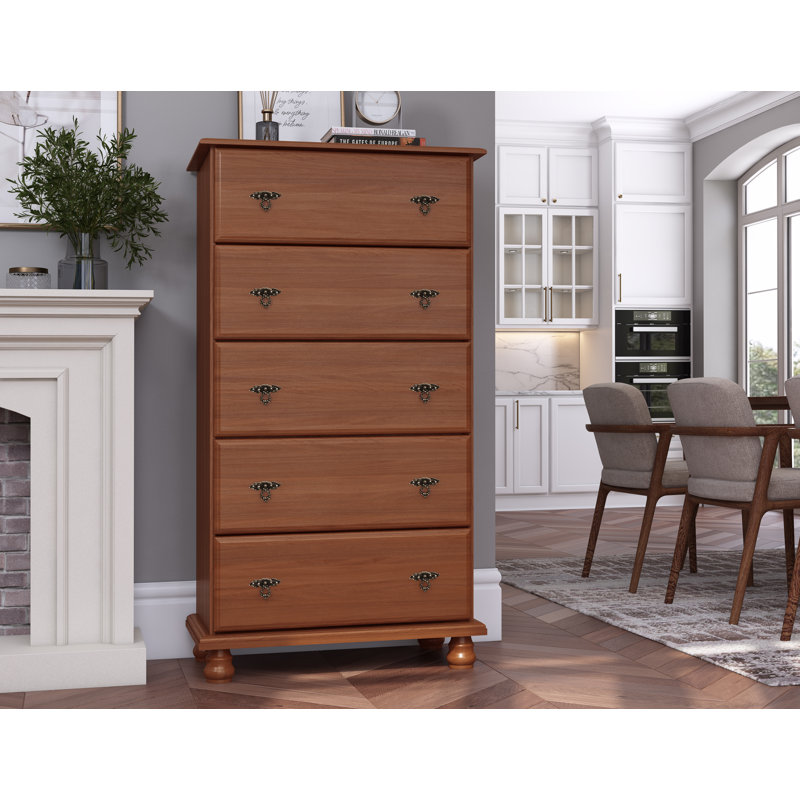 Commode 5 tiroirs Keithsburg, Moka