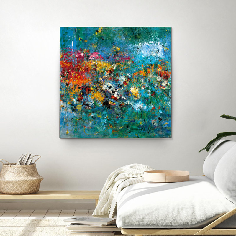 «Carpe Diem 1» par Diane Lambin, reproduction sur toile flottante, H 20 po x l 20 po