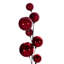  Guirlande 10 'Red Ball Branch.-742462811