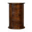 Commode tambour 3 tiroirs châtaignier