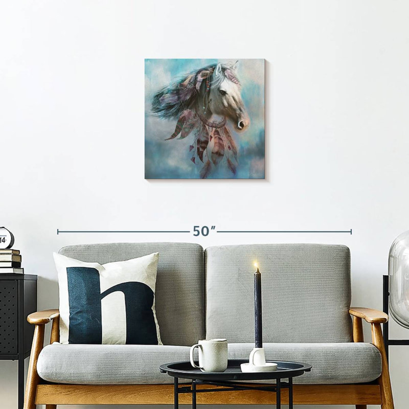 Cheval de rêve amérindien Brampt, H 20 po x l 20 po