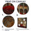 Décoration murale rouge or élégant Opéra - Opéra-2059333817-2059333811