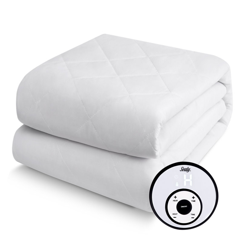 Sealy Heated Mattress Pad, Electric Bed Warmer, Twin