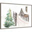 «Patricia Pinto Snowy Vermont Farm», reproduction encadrée sur toile par Patricia Pinto-1666031077