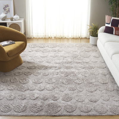 Tapis d'intérieur en coton recyclé touffeté à la main facile à laver à motif géométrique 227 Easy Care