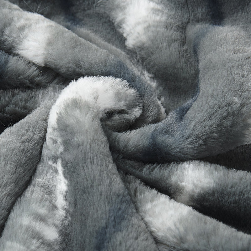 Amanda Faux Fur 20" Throw Pillow Cover, Cahama