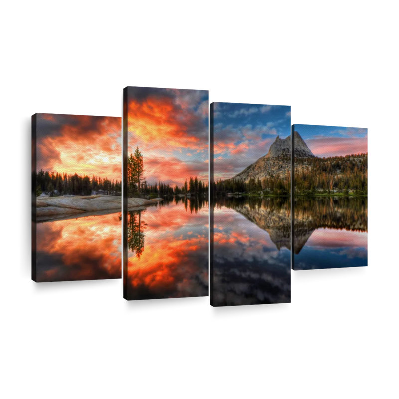 «Yosemite Park Sunset», reproduction d'art sur toile, H 22 po x l 36 po x P 1 po