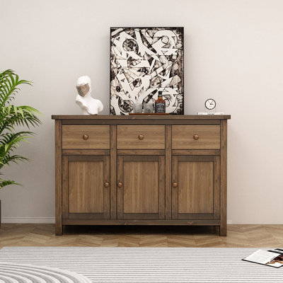 Solid Wood Sideboard (Long)