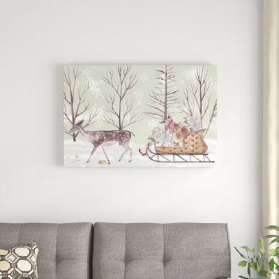 «Christmas Time II» par Melissa Wang - impression sur toile tendue
