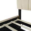 Lit plateforme tapissier en velours-672278611
