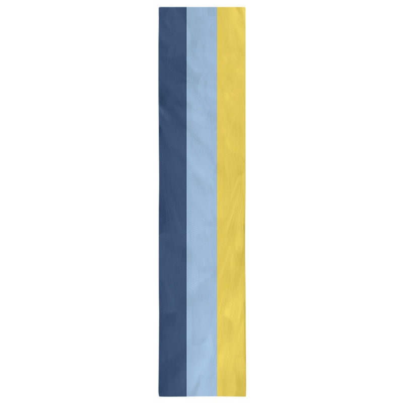 Chemin de table Seattle, Tampa Bay, 72 po x 16 po, Bleu marine / bleu pâle / jaune