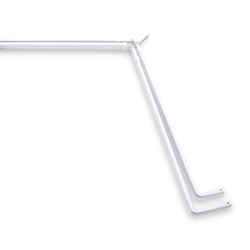 Benfield 72'' Bay Window Double Curtain Rod