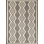 Mesa Hand Knotted Wool Southwestern Area Rug in Ivory/Heathered Gray/Dark Gray
