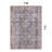 Labarbera Machine Washable Charcoal/Red Non-Slip Backing Area Rug-1362415545