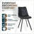 Annalise Mid-Century Modern Leather Dining Chair – Ergonomic Waterfall Seat & Powder-Coated Iron Legs-1812059121-1829151797-1829151796