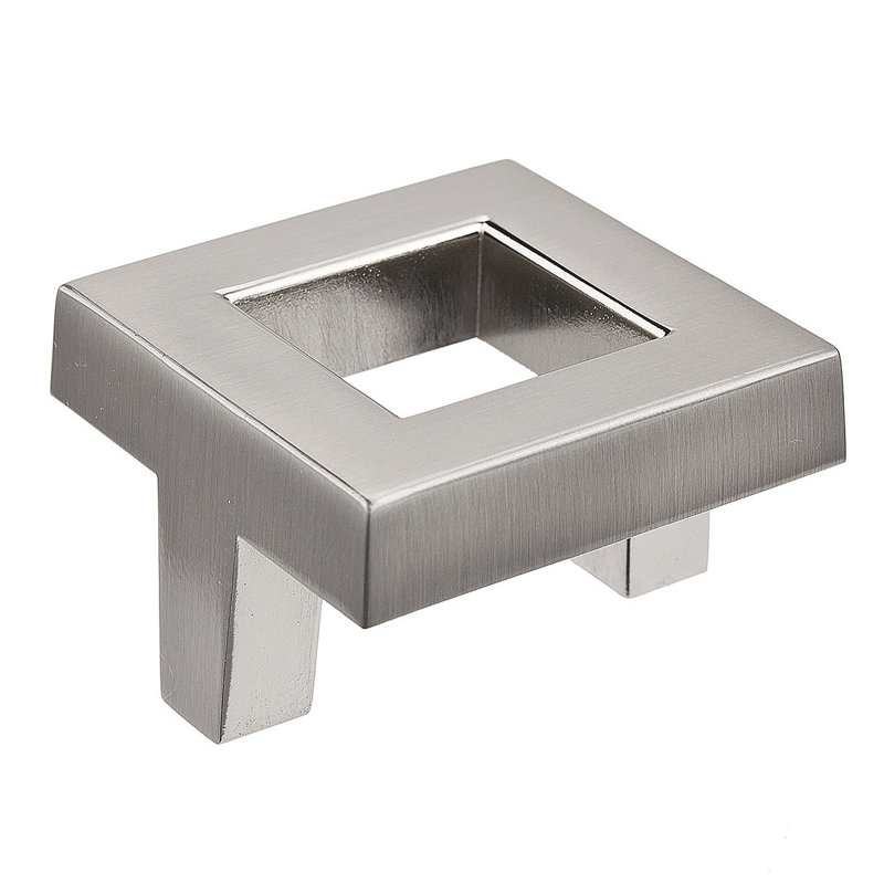 Poignée carrée Expression, Nickel brossé