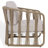 Franklyn Rope And Aluminum Patio Chair-1971486398