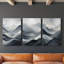 Lanscape Study Series LIX - Ensemble de toiles tendues avec châssis Premium - Prêt à être accroché-32619589