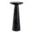 Accent Table Marble Pedestal Base Savoir Style For Home Office Bedroom Living Room Decor - 23" Black-435570067