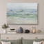 «Serene Coastal Waves on Sandy Beach», reproduction d'art sur toile encadrée très grande-684281701-684281700