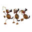 Ensemble de 3 pots pour chien