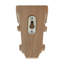 Corbeau classique en bois massif classique sans finition 4-3 / 4 po x 2-7 / 8 po x 2-5 / 8 po-75104865